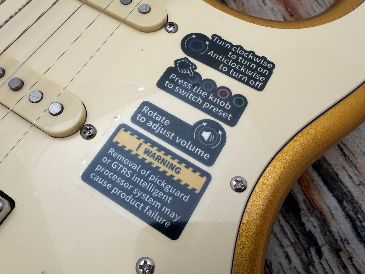 Mooer GTRS S801 Gold Roasted Maple neck Smart guitar FX loaded!