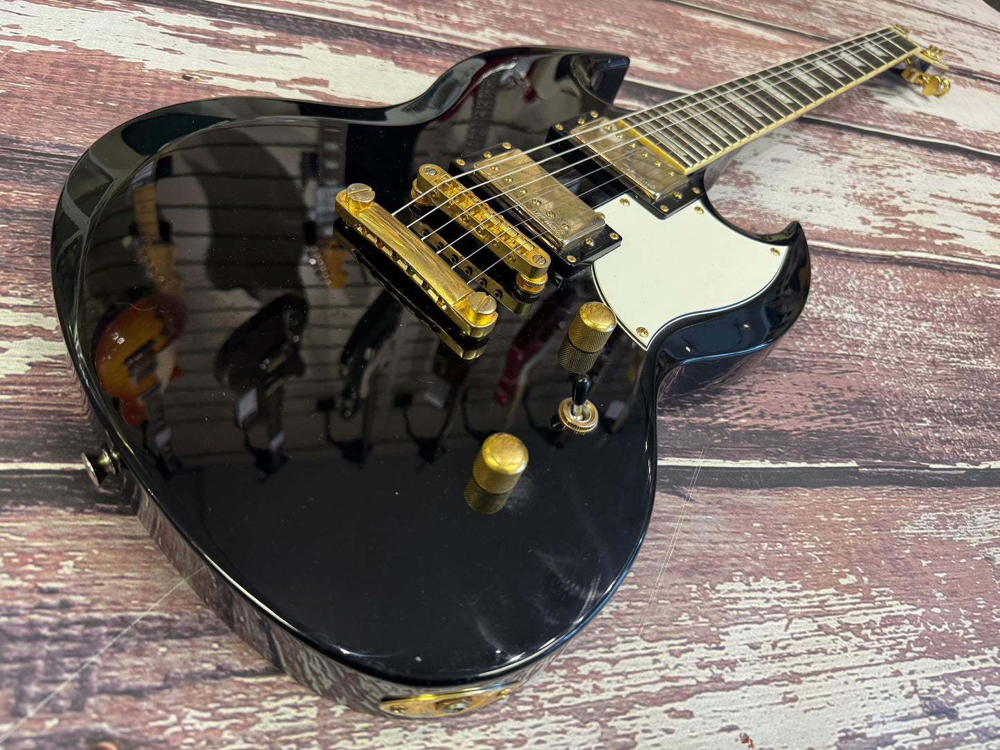 Harley Benton DC Custom II - Black