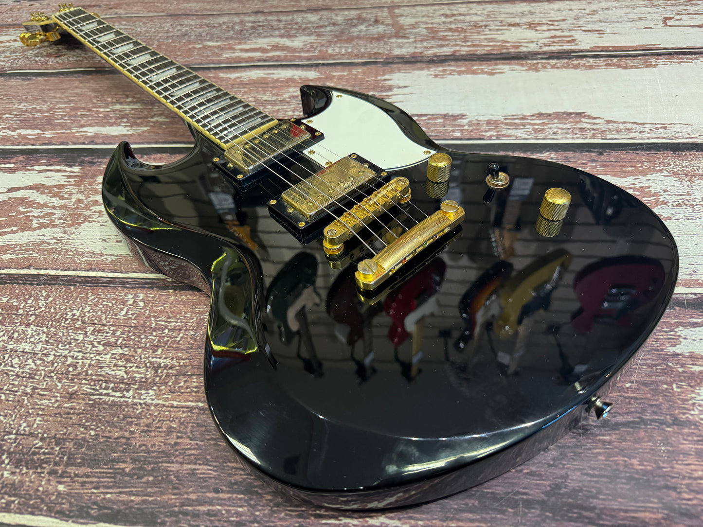 Harley Benton DC Custom II - Black