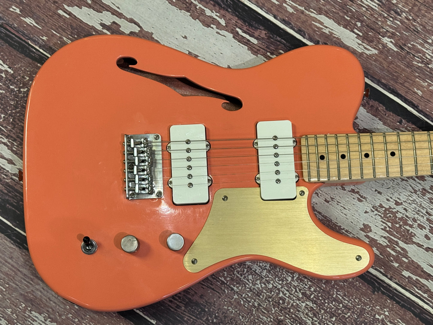 Squier Paranormal Cabronita Thinline Telecaster - Modded.