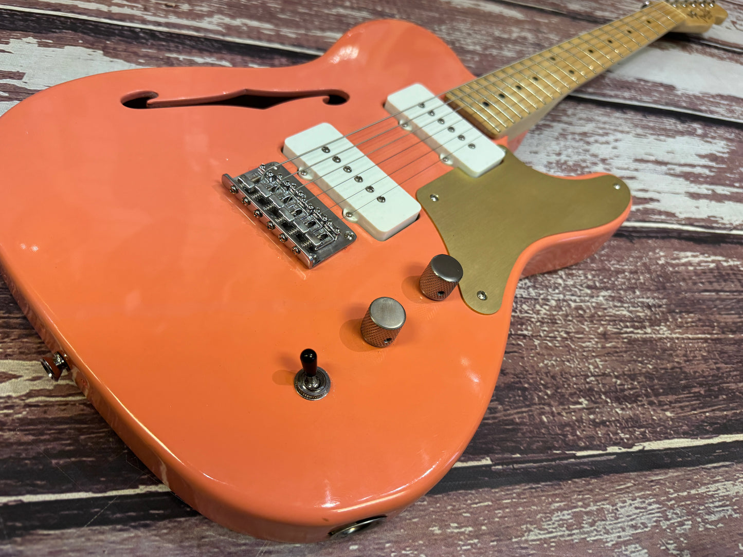 Squier Paranormal Cabronita Thinline Telecaster - Modded.