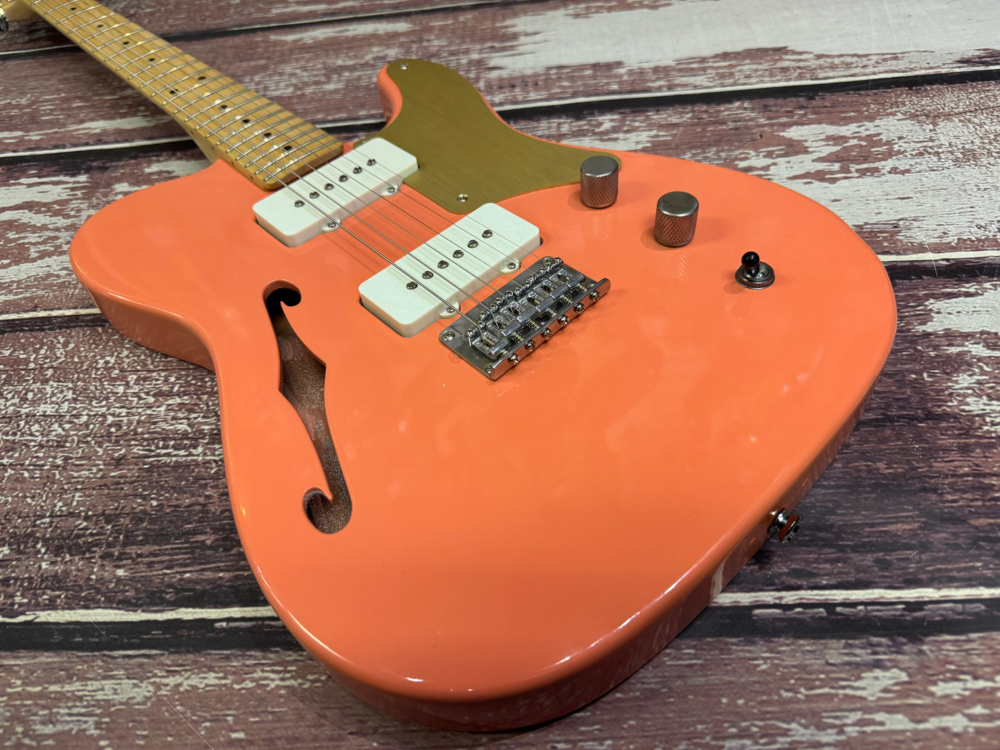 Squier Paranormal Cabronita Thinline Telecaster - Modded.