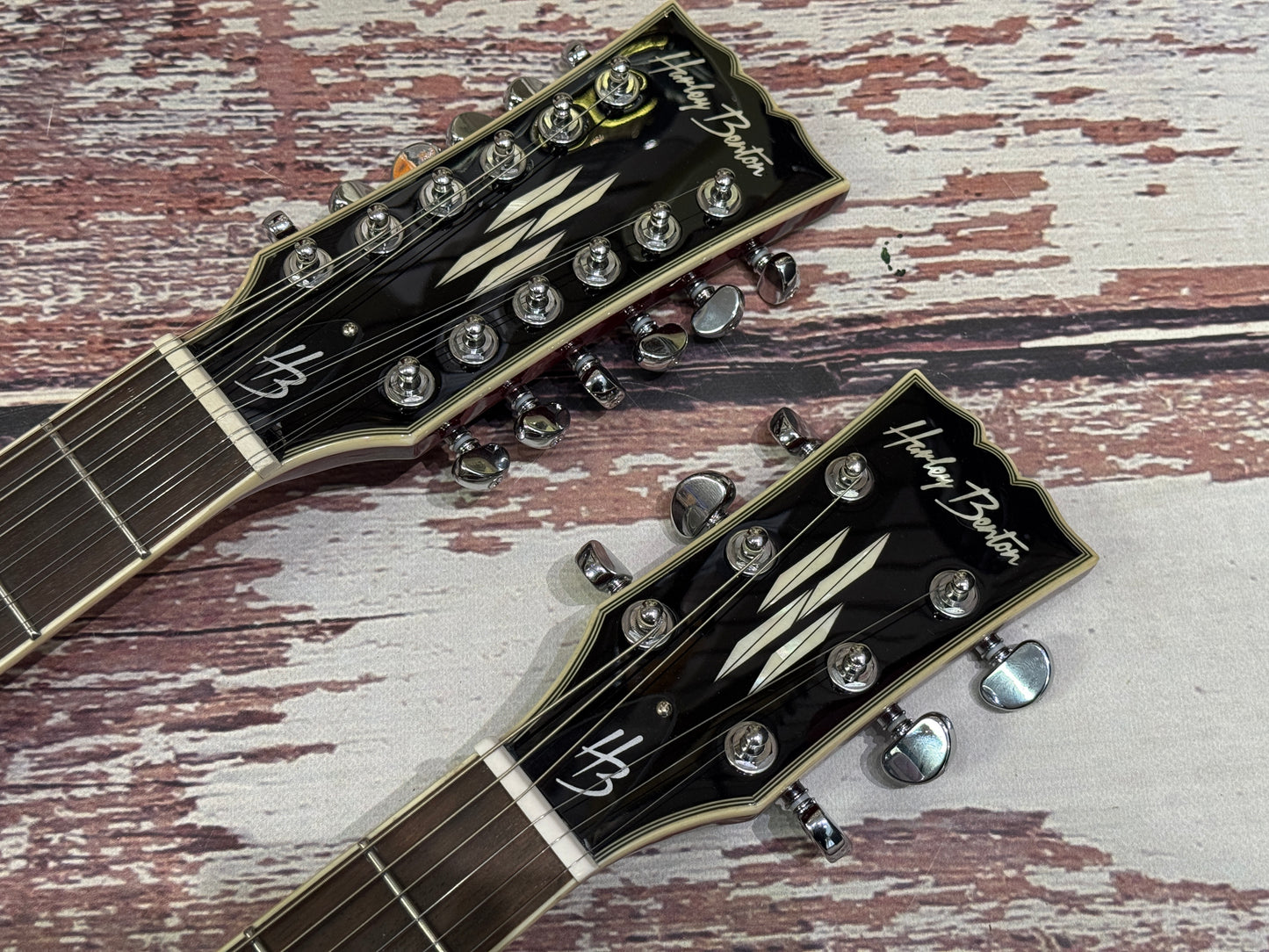 Harley Benton DC-Custom II 612 Double neck - Collection ONLY!