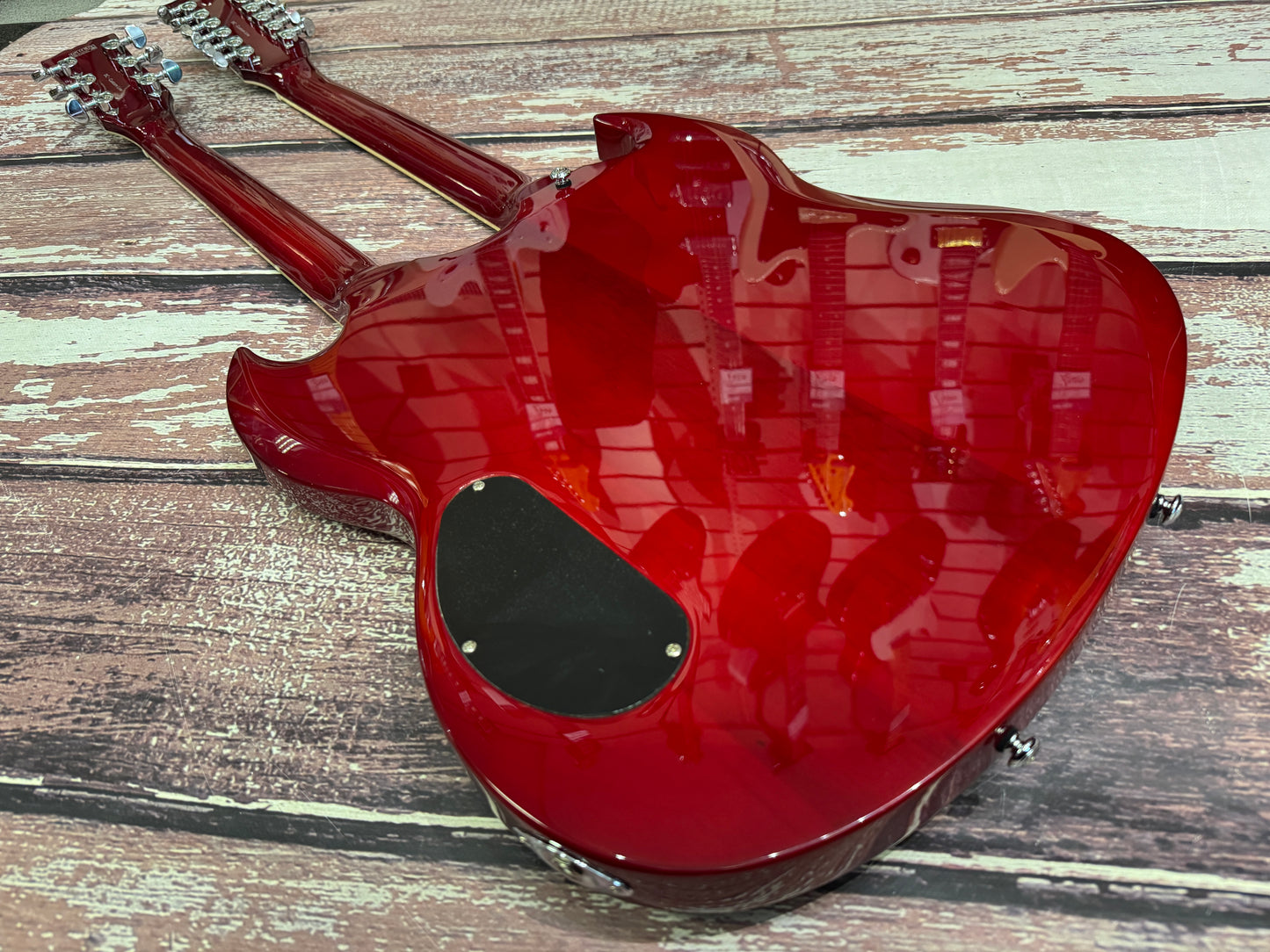 Harley Benton DC-Custom II 612 Double neck - Collection ONLY!