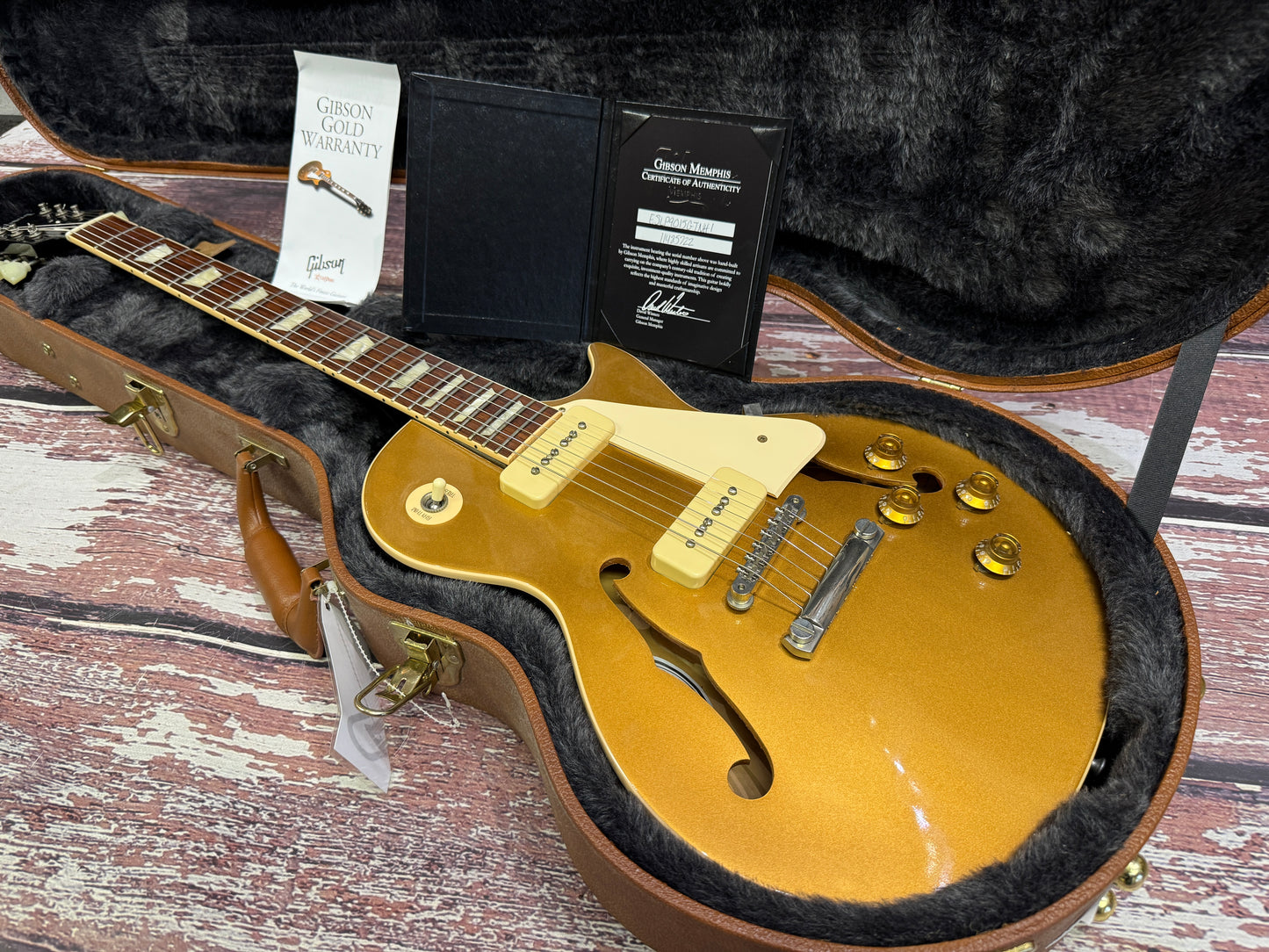 Gibson Les Paul ES Gold Top 2015 With Gibson hard case