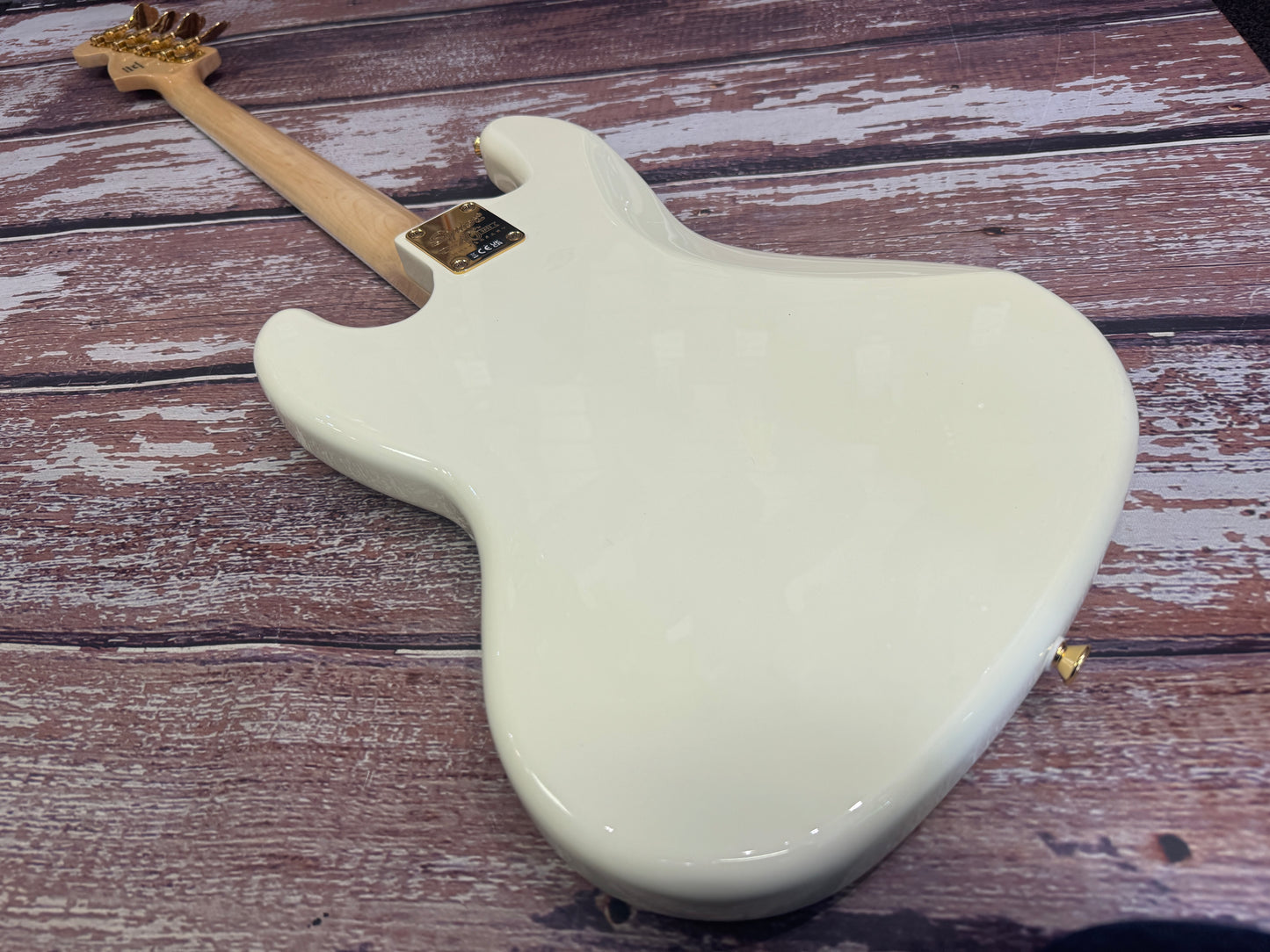 Squier 40th Anniversary Olympic White - Gold Limited Edition NOS