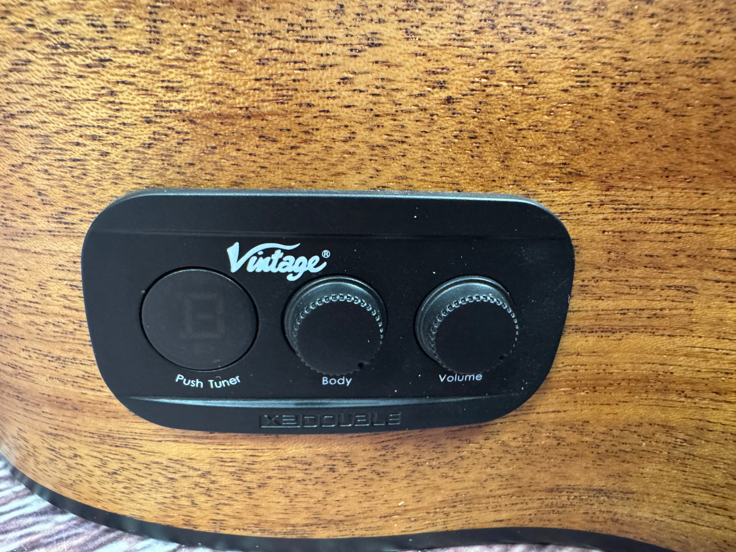 Vintage Pacific Coast Series Electro-Acoustic Guitar ~ Natural Spruce V300