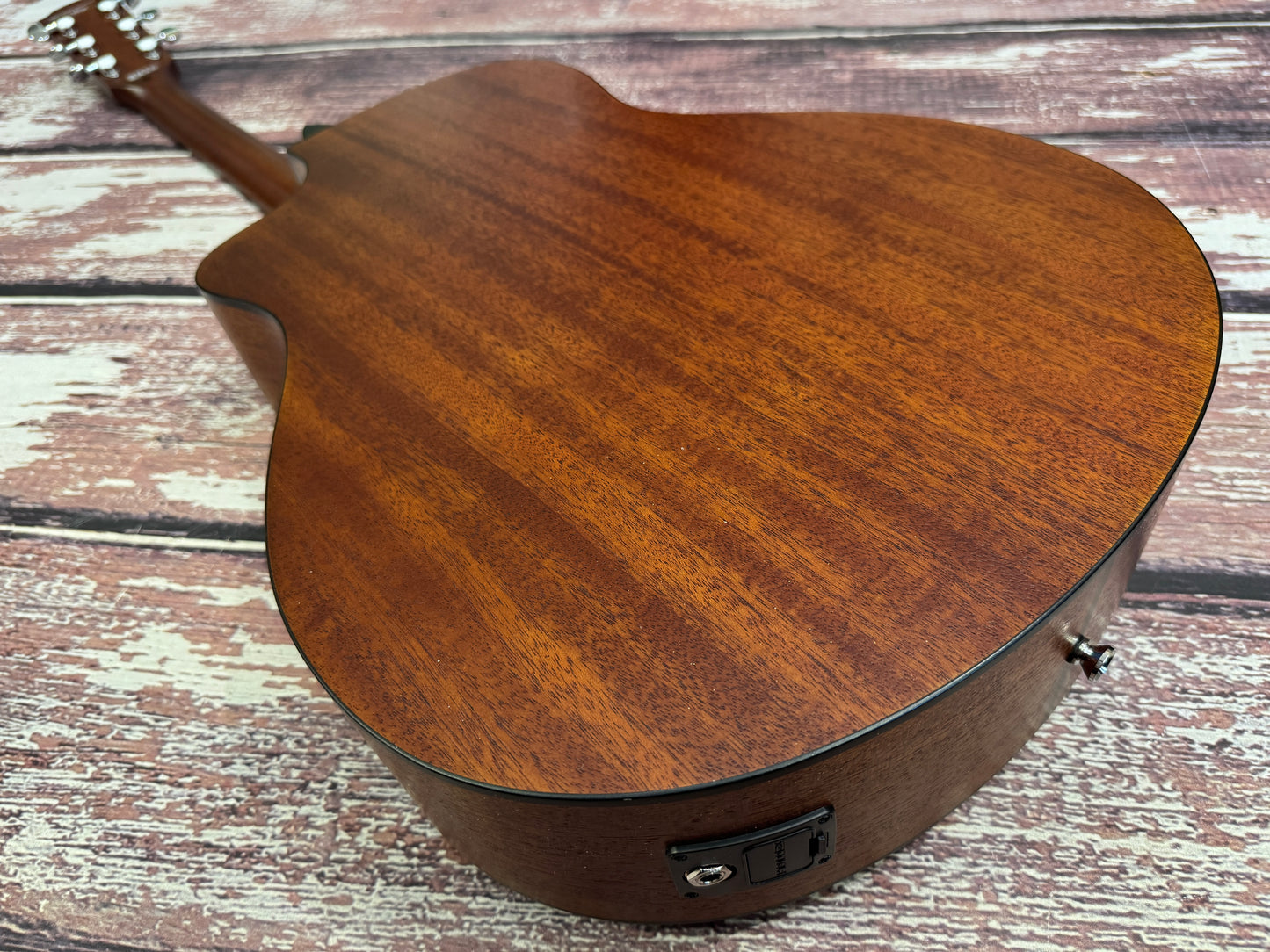 Vintage Pacific Coast Series Electro-Acoustic Guitar ~ Claret Red V300