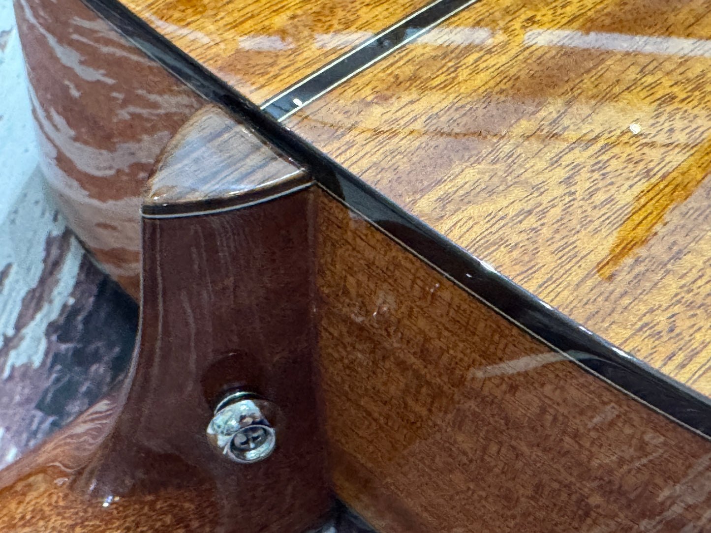 Vintage Performer Series Acoustic Orchestra OM Guitar ~ Natural Gloss