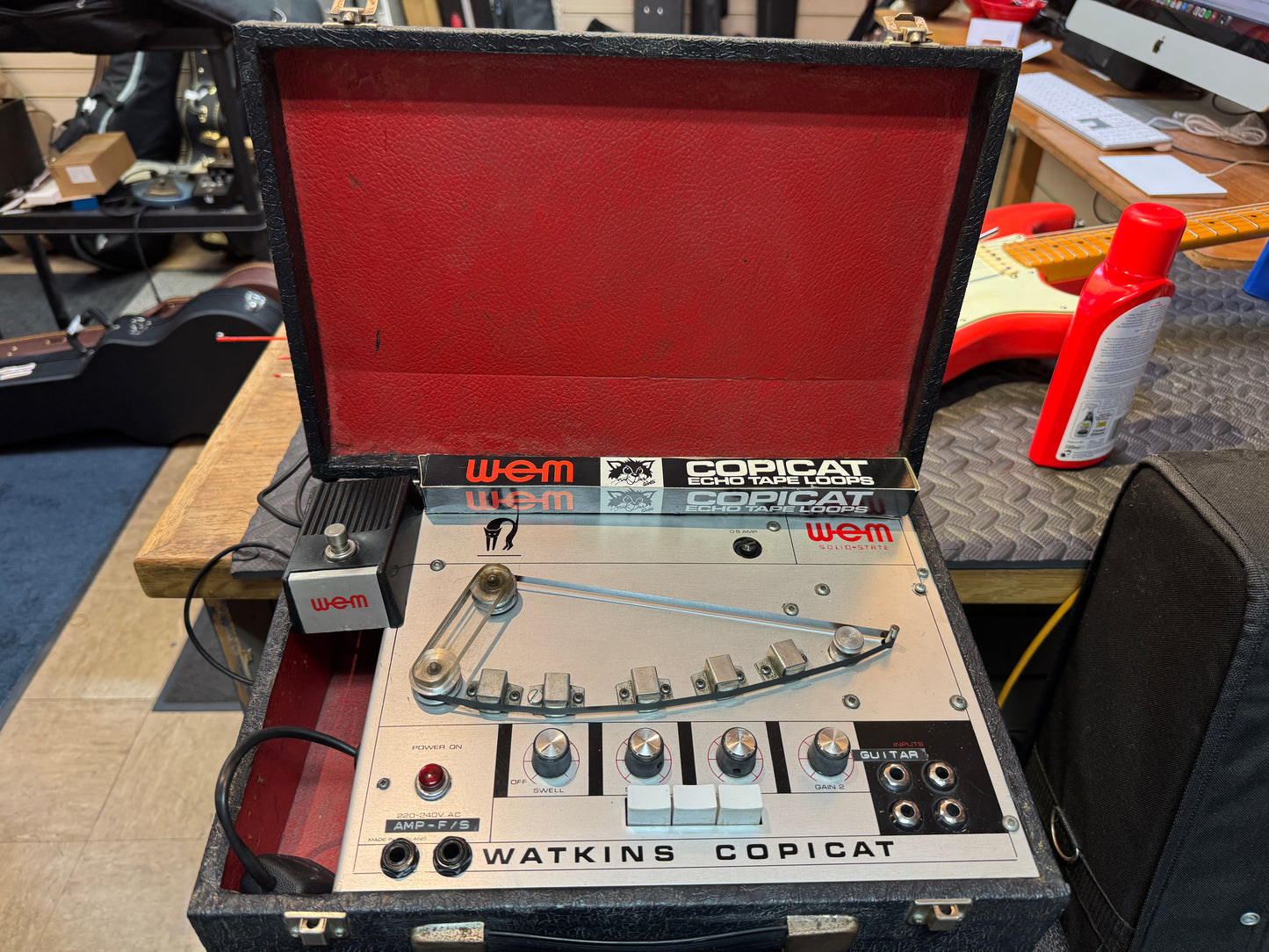 WEM Copicat 1970s Mk 4 Solid state + tapes & footswitch.