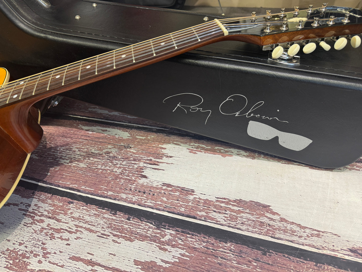 Epiphone Roy Orbison FT-112 Bard "Oh Pretty Woman" 12 string acoustic & case/COA