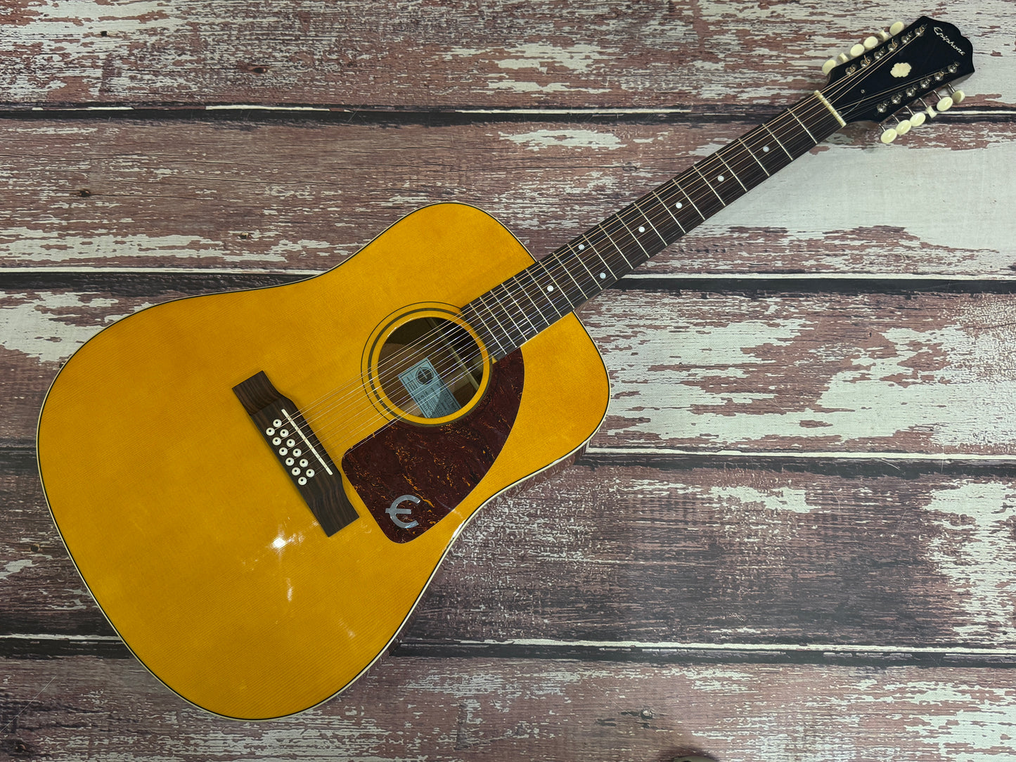 Epiphone Roy Orbison FT-112 Bard "Oh Pretty Woman" 12 string acoustic & case/COA