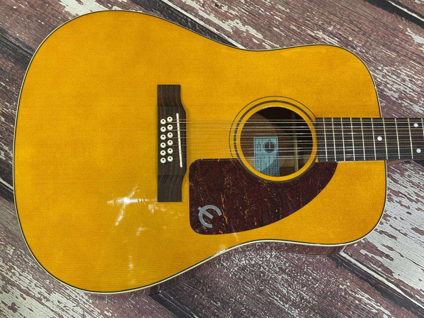 Epiphone Roy Orbison FT-112 Bard "Oh Pretty Woman" 12 string acoustic & case/COA