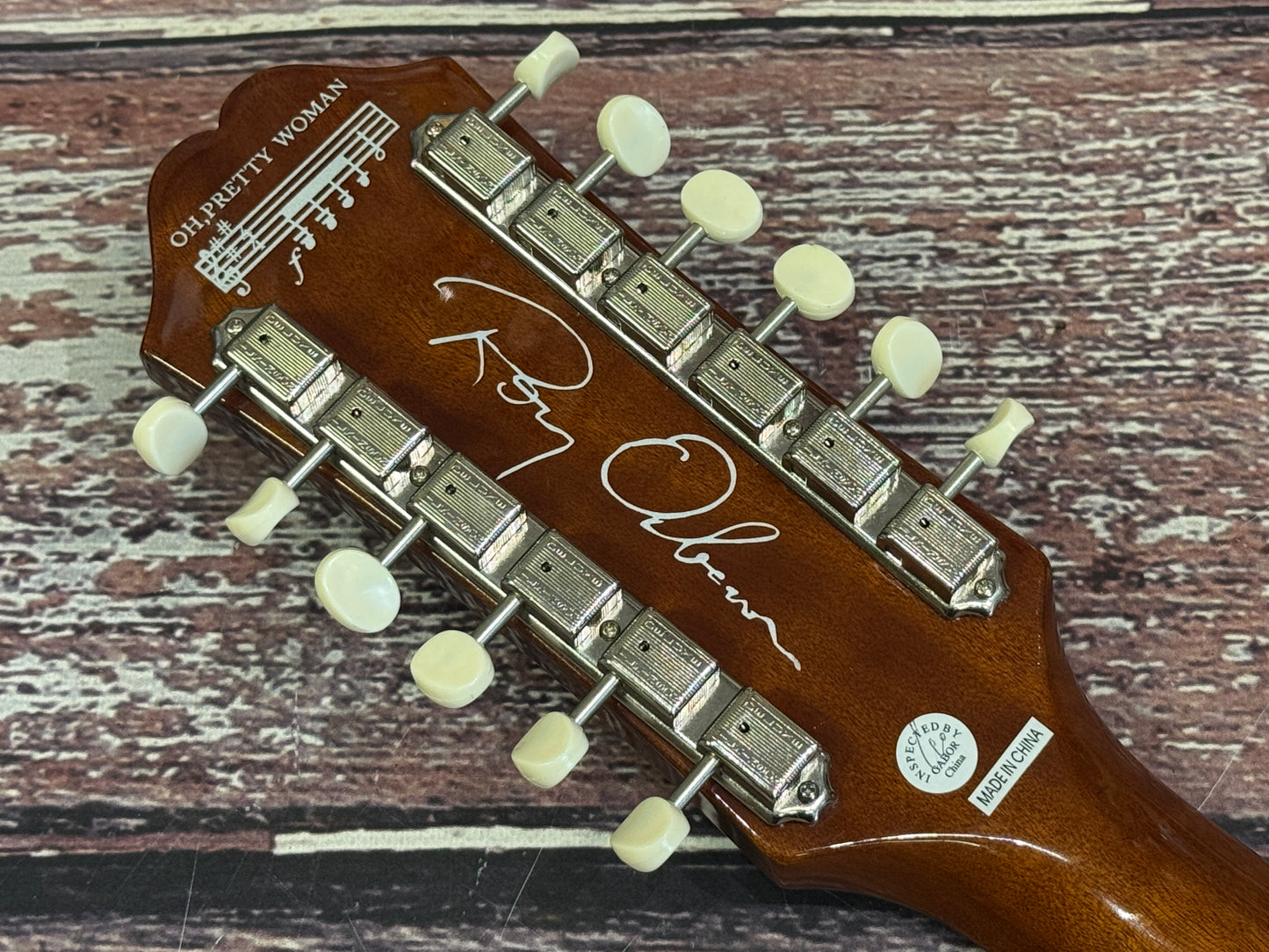 Epiphone Roy Orbison FT-112 Bard "Oh Pretty Woman" 12 string acoustic & case/COA