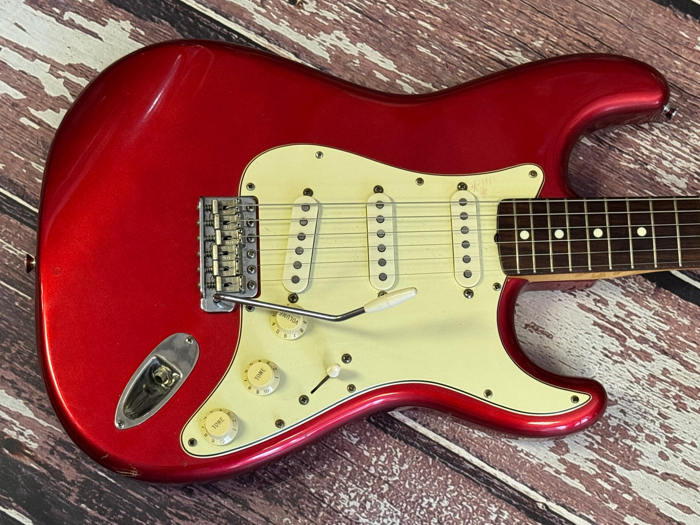 Fender 1997 Japanese Stratocaster with USA upgrades.