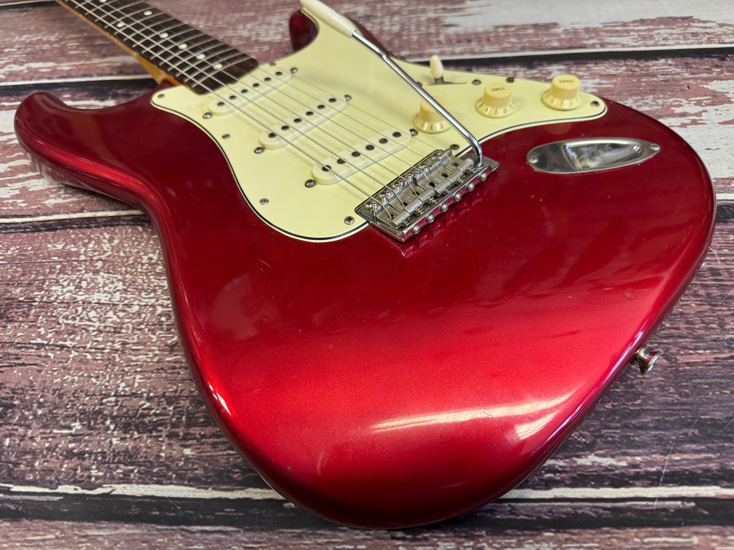 Fender 1997 Japanese Stratocaster with USA upgrades.