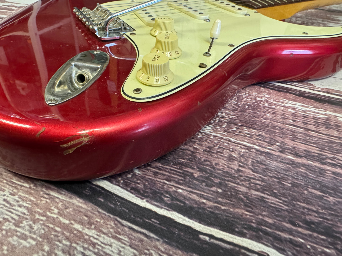 Fender 1997 Japanese Stratocaster with USA upgrades.