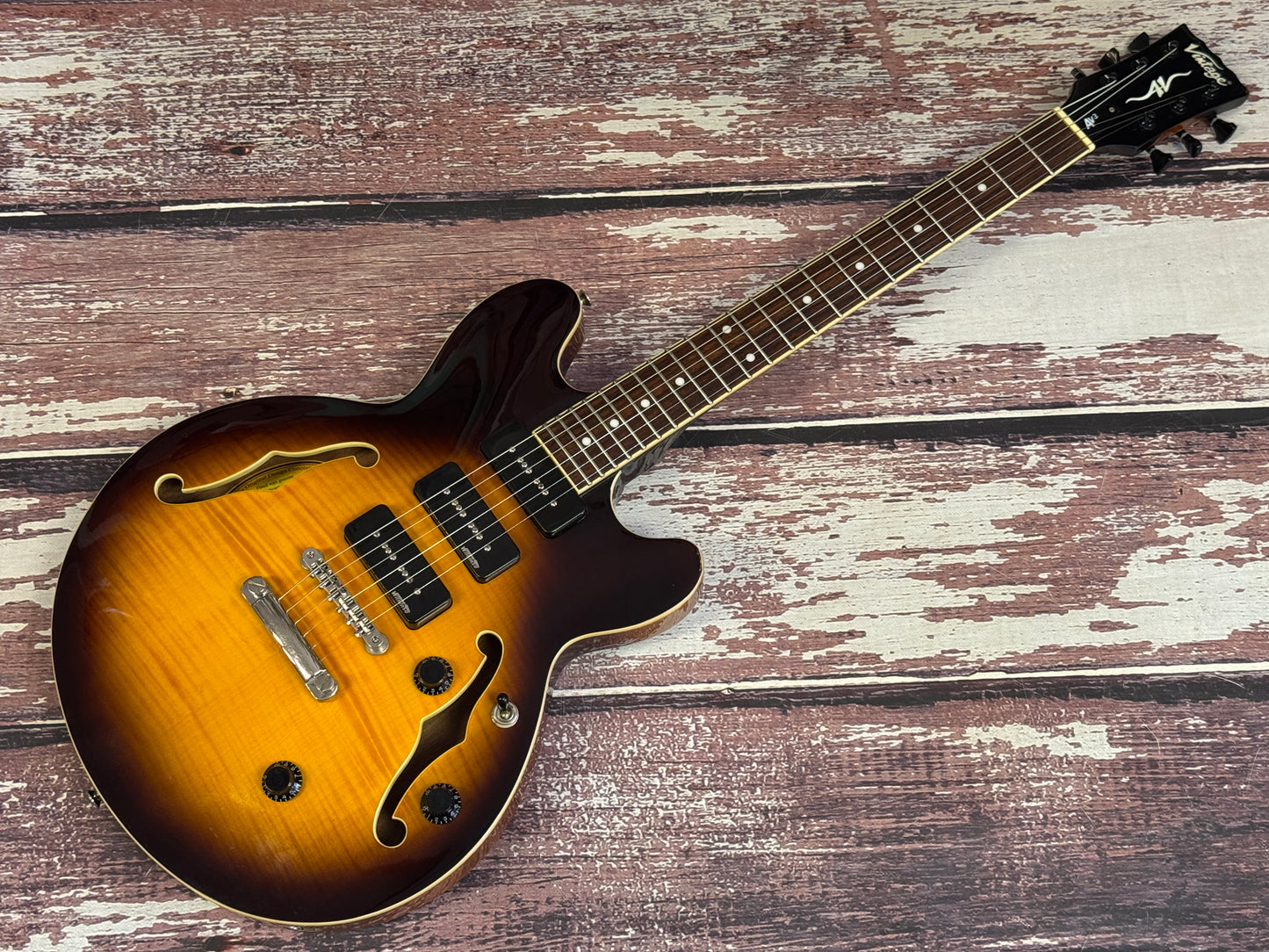 Vintage Advanced AV3 Semi Hollow