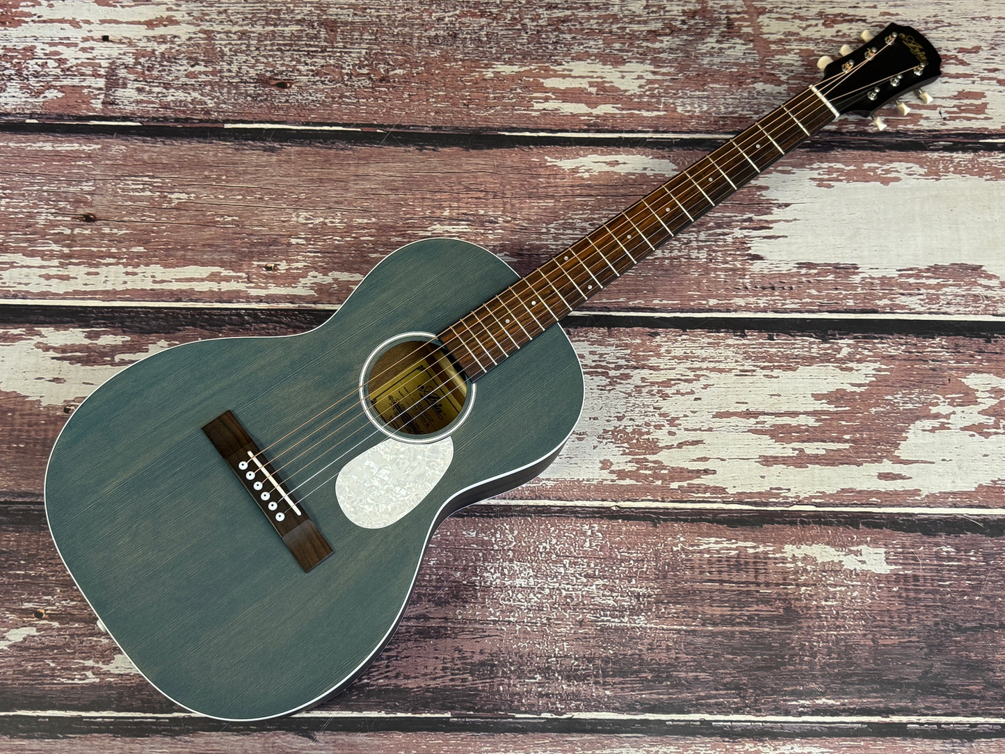 Aria 131-UP Parlour acoustic Blue