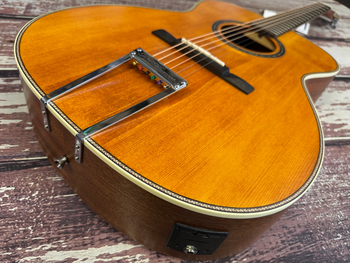 Vintage Paul Brett Fret Dancer electro acoustic with FX!