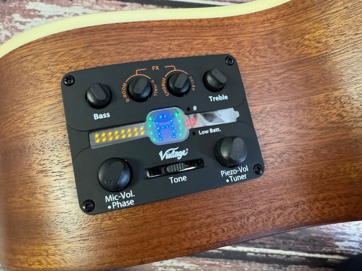 Vintage Paul Brett Fret Dancer electro acoustic with FX!