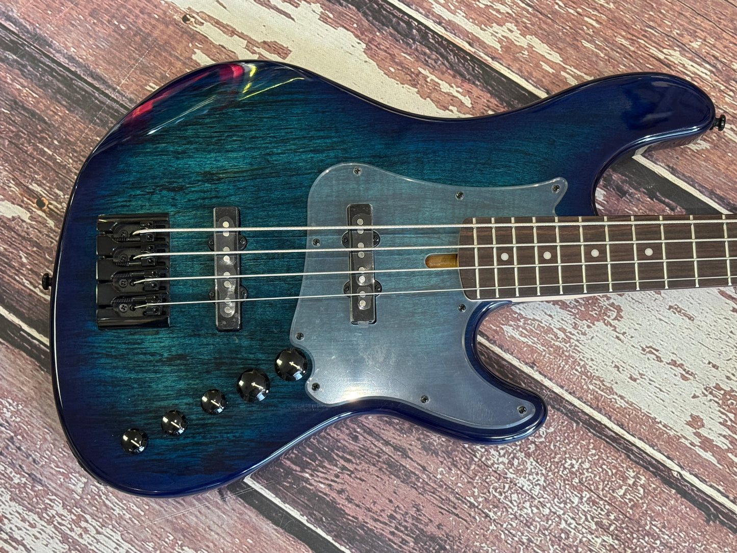 Cort GB-Fusion 4 Blue Burst w/bag