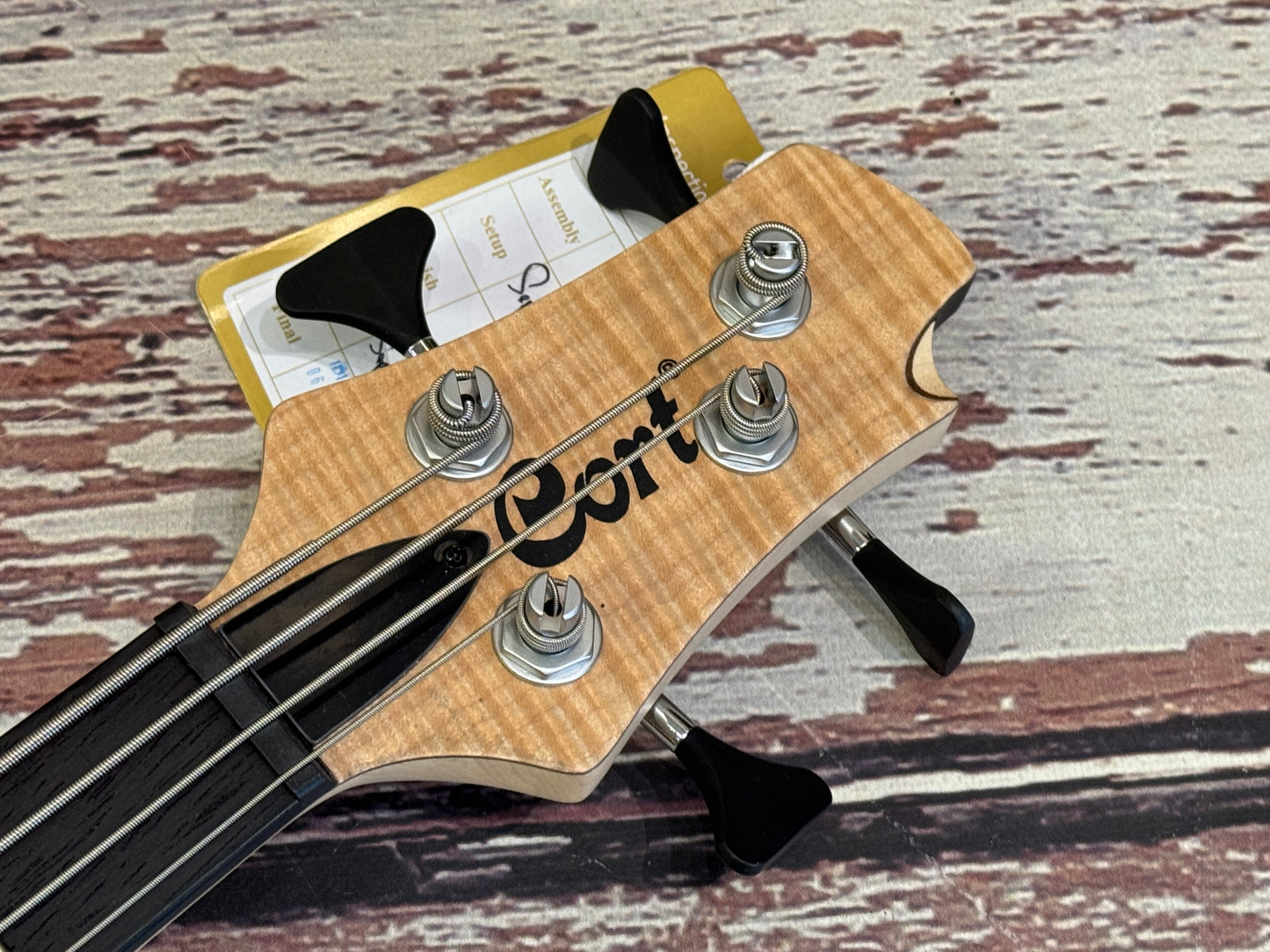 Cort Artisan A4 Plus Flame top - Open Pore Natural