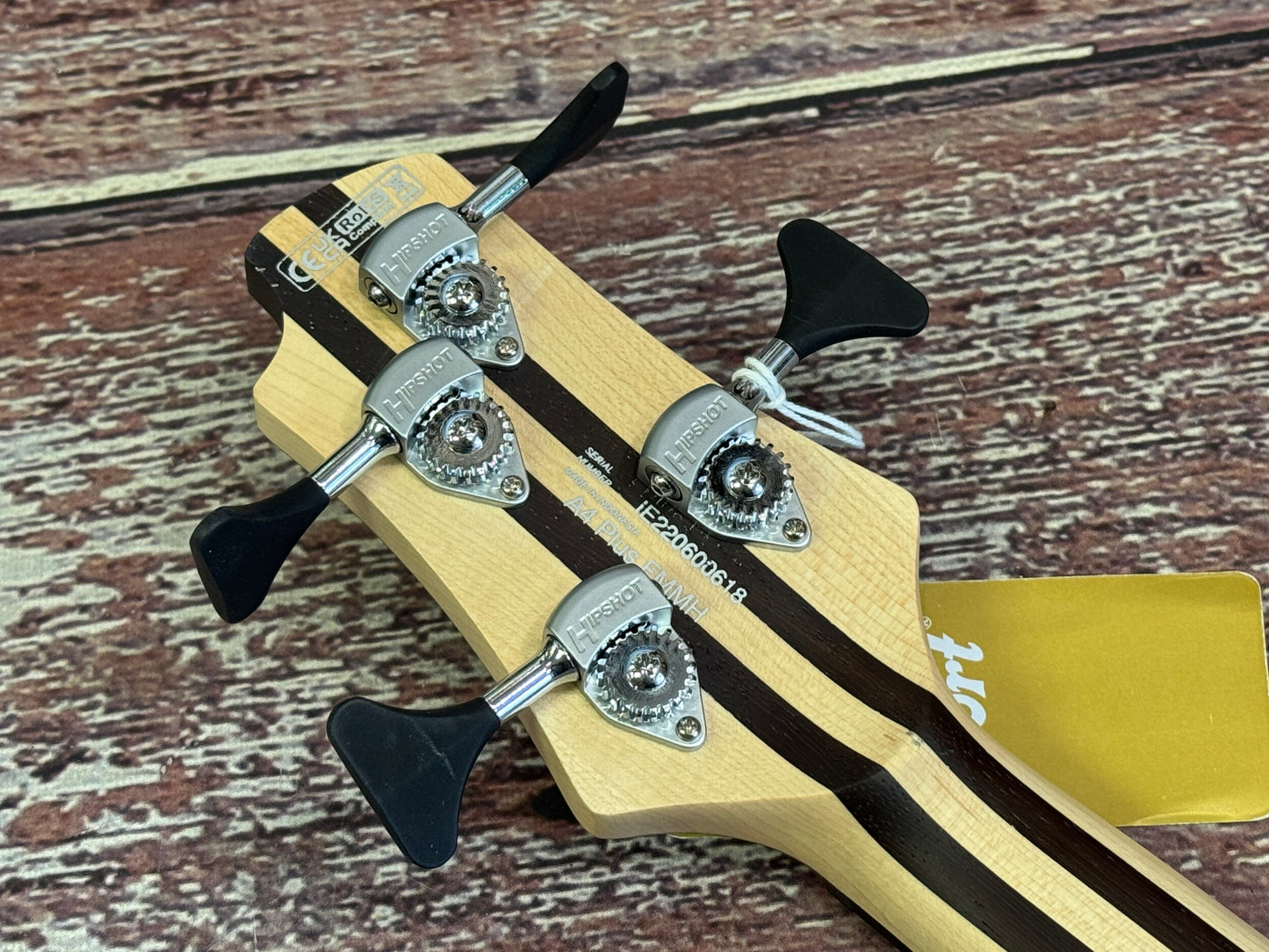 Cort Artisan A4 Plus Flame top - Open Pore Natural