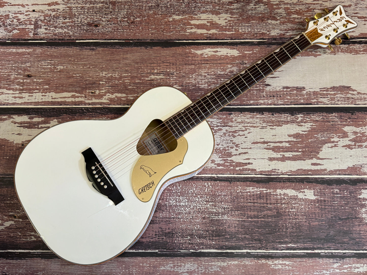 Gretsch G5021WPE Rancher Penguin Parlour Electro Acoustic, White