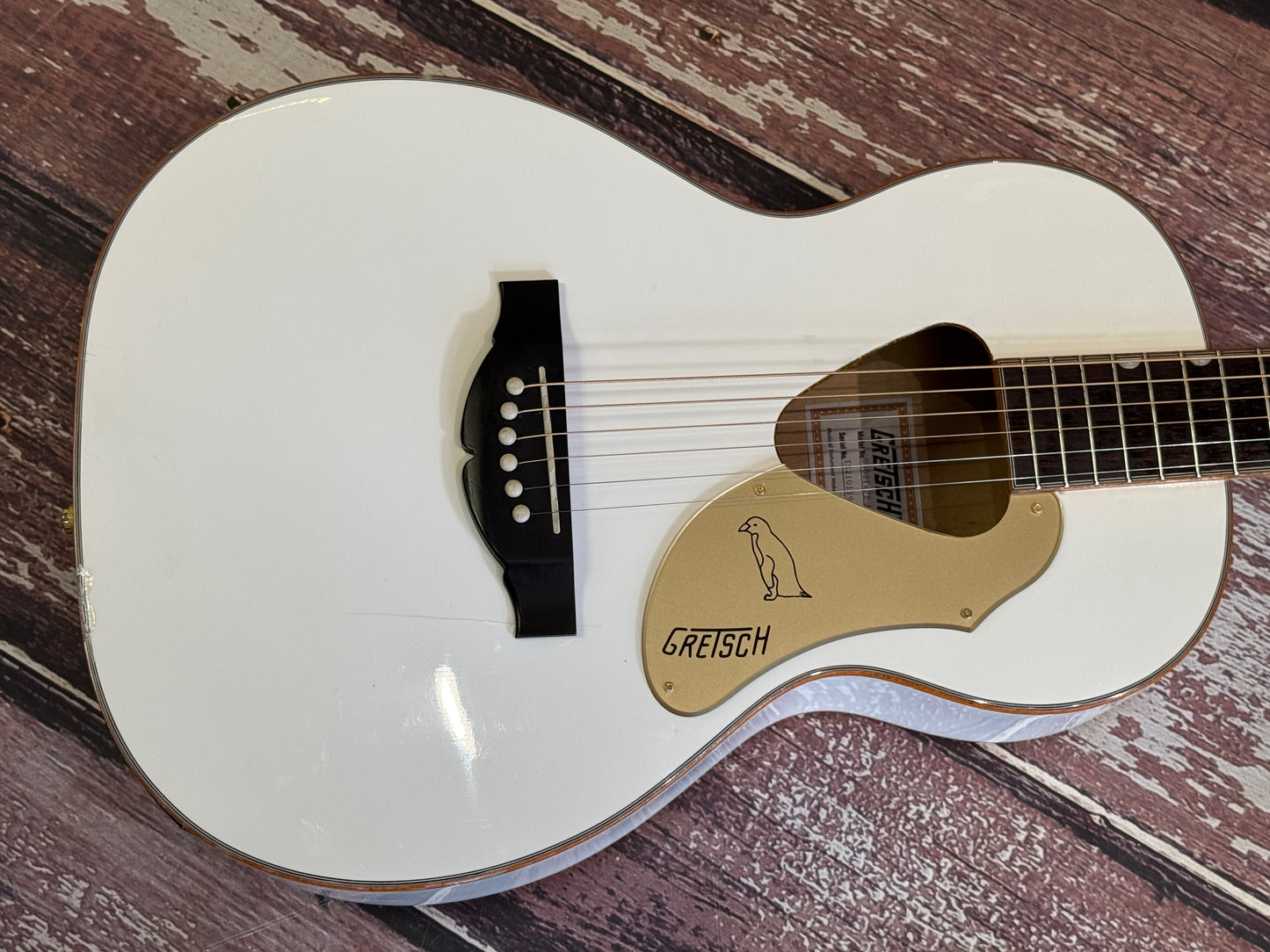 Gretsch G5021WPE Rancher Penguin Parlour Electro Acoustic, White