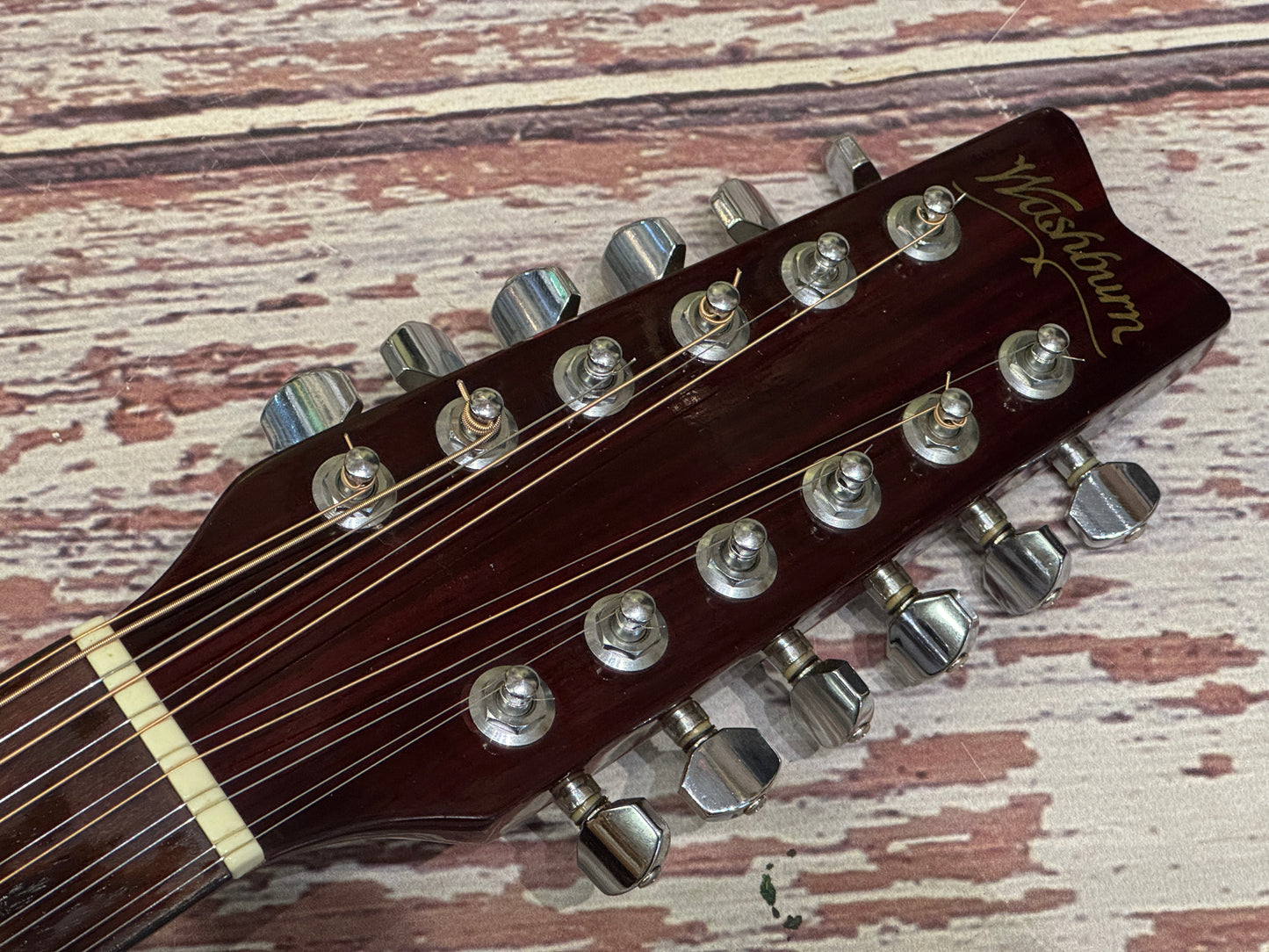 Washburn D12-12N 90's 12 string with Schaller vintage pickup