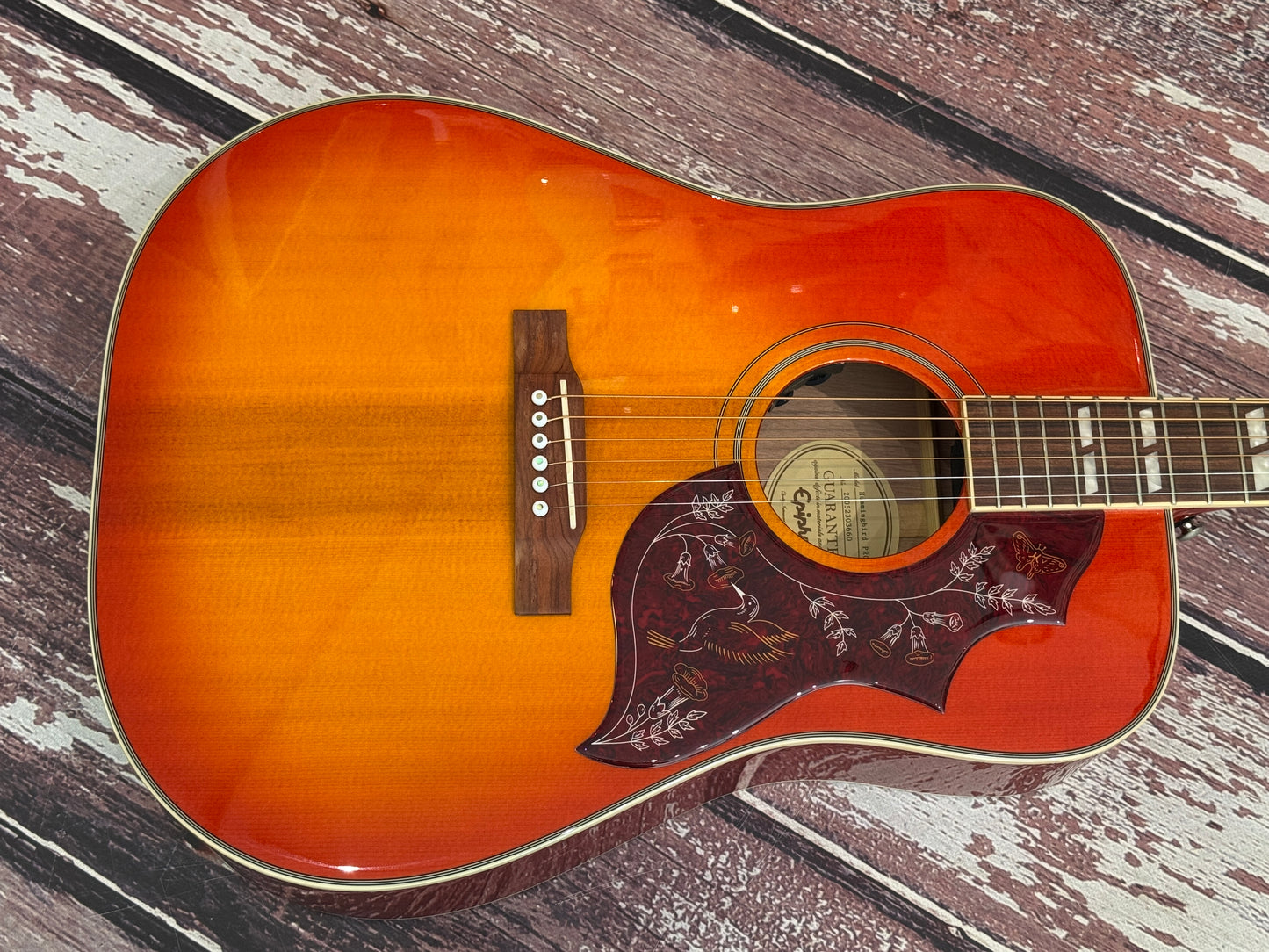 Epiphone Hummingbird Pro & Hard case 2020