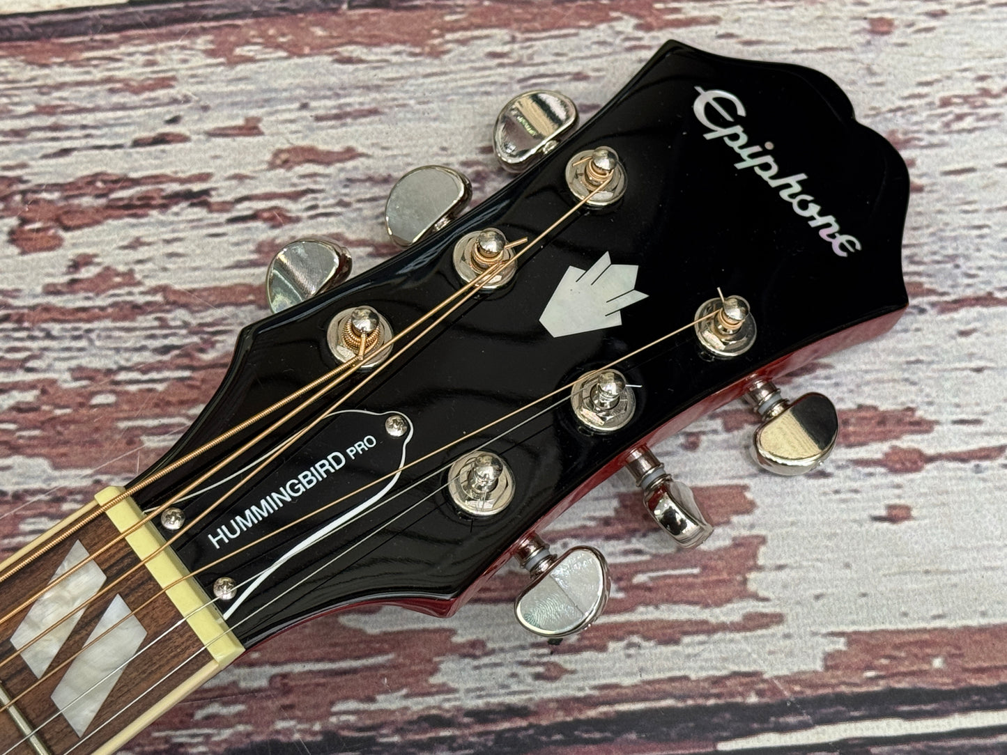 Epiphone Hummingbird Pro & Hard case 2020