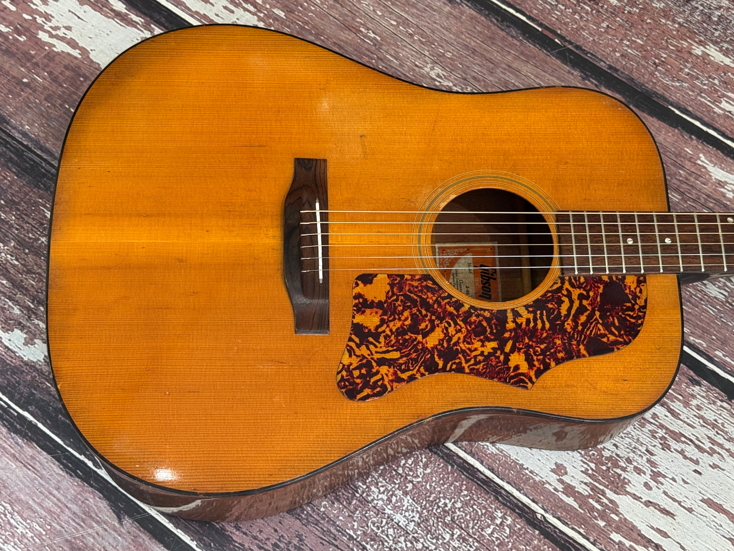 Gibson J40 1973 Dreadnought with pickup