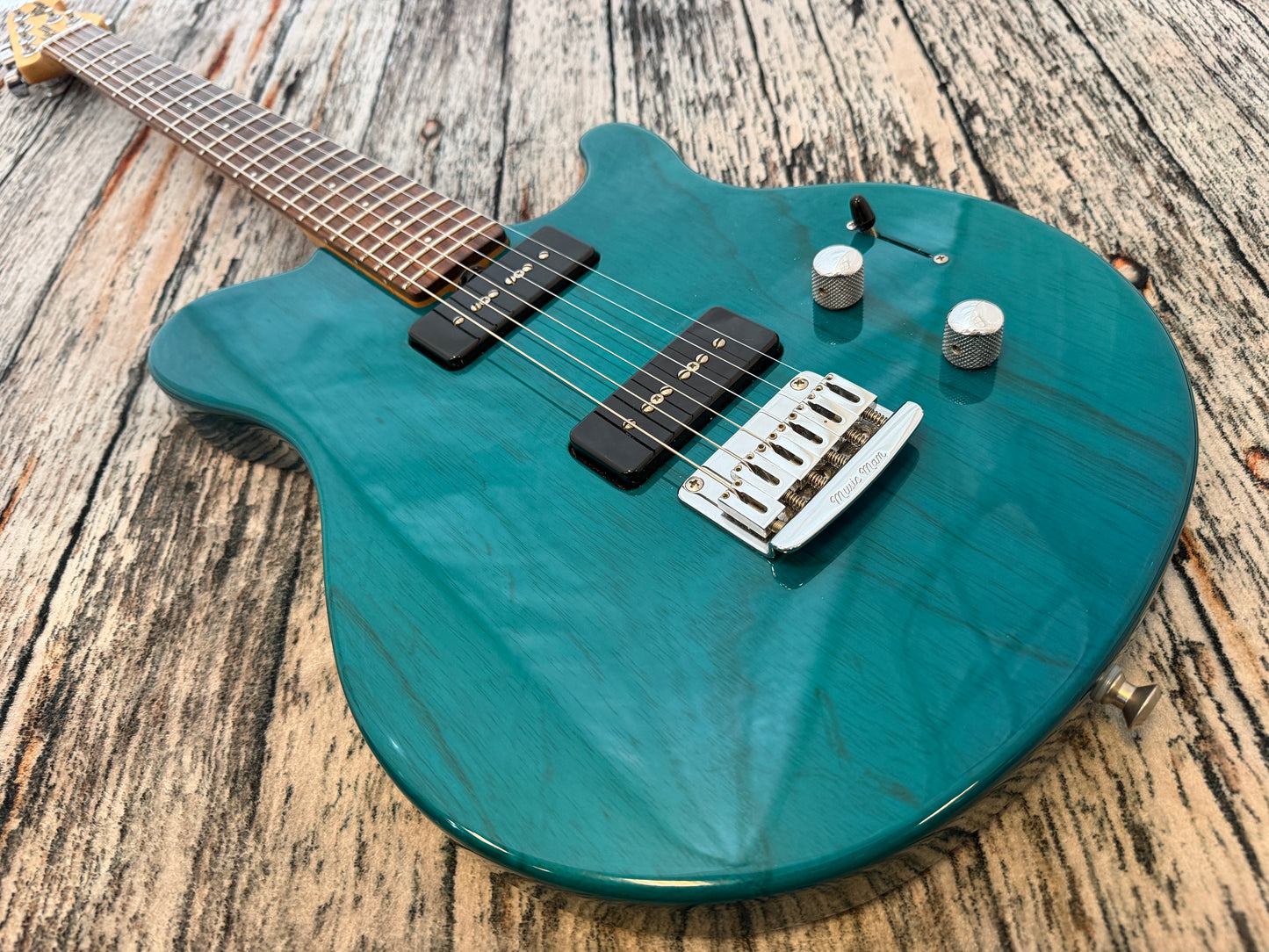 MusicMan Axis Sport MM90 teal - Rare beast! 2000