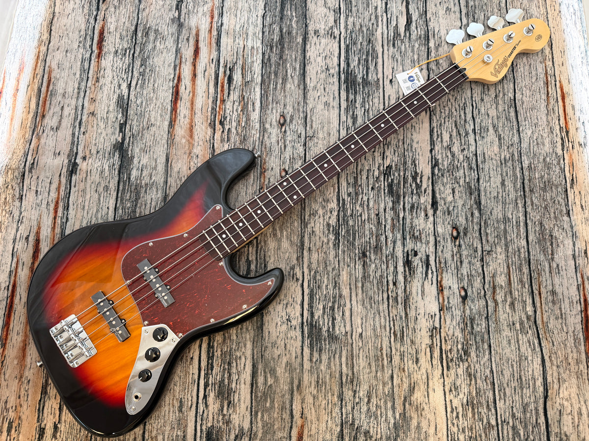 Vintage Coaster Bass - V49 Jazz-bass Sunburst