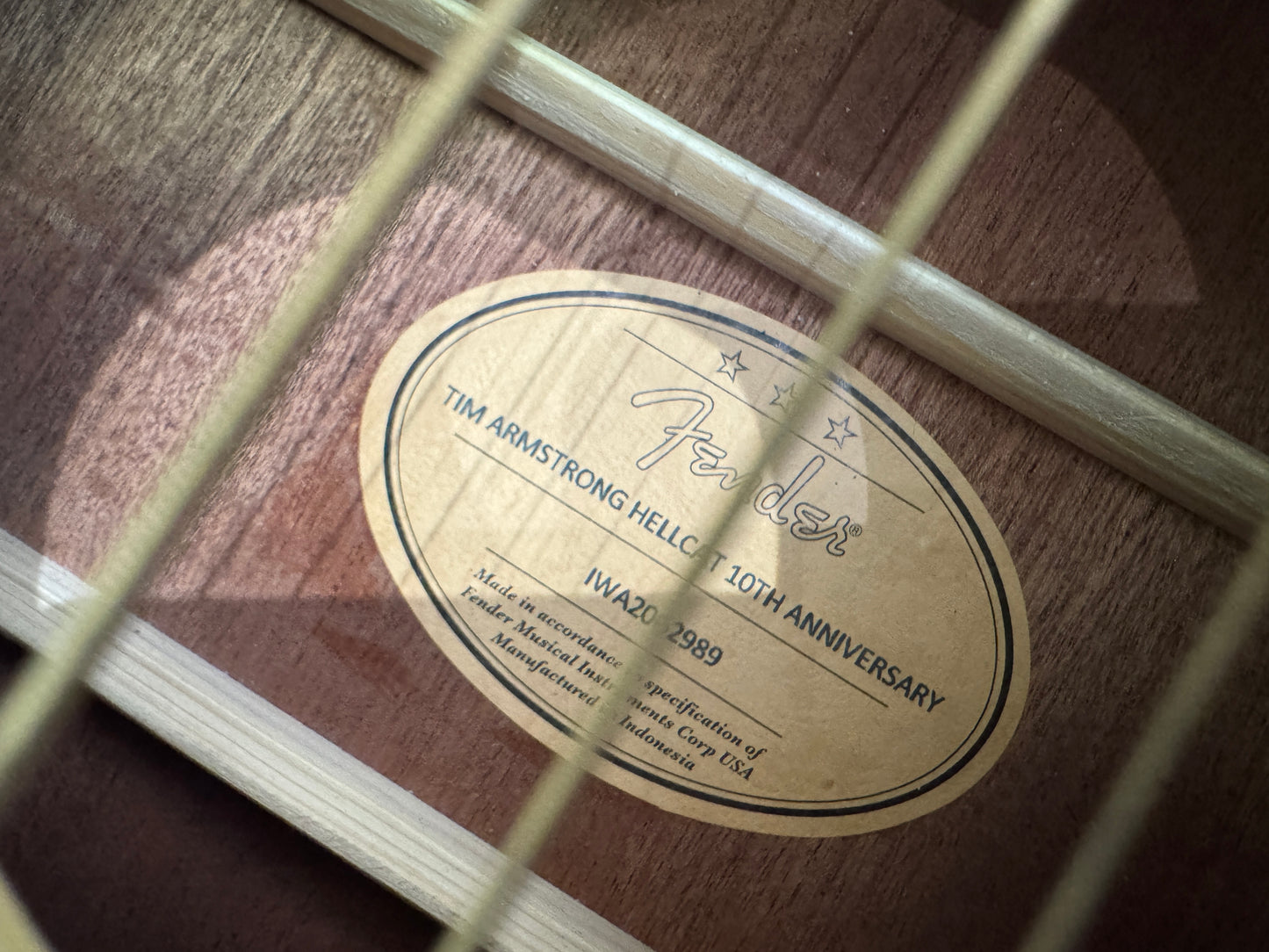 Fender Tim Armstrong 10th Anni Signature "Hellcat" - Electro