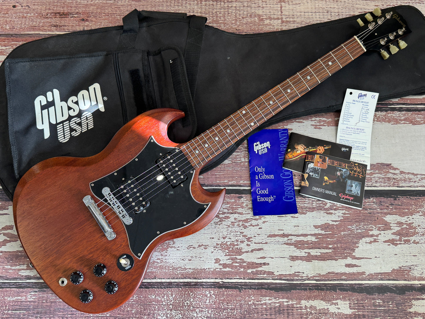 Gibson SG Special 2004 - Faded brown.