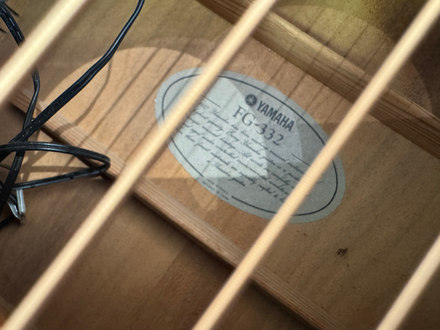 Yamaha FG332 Dreadnought acoustic