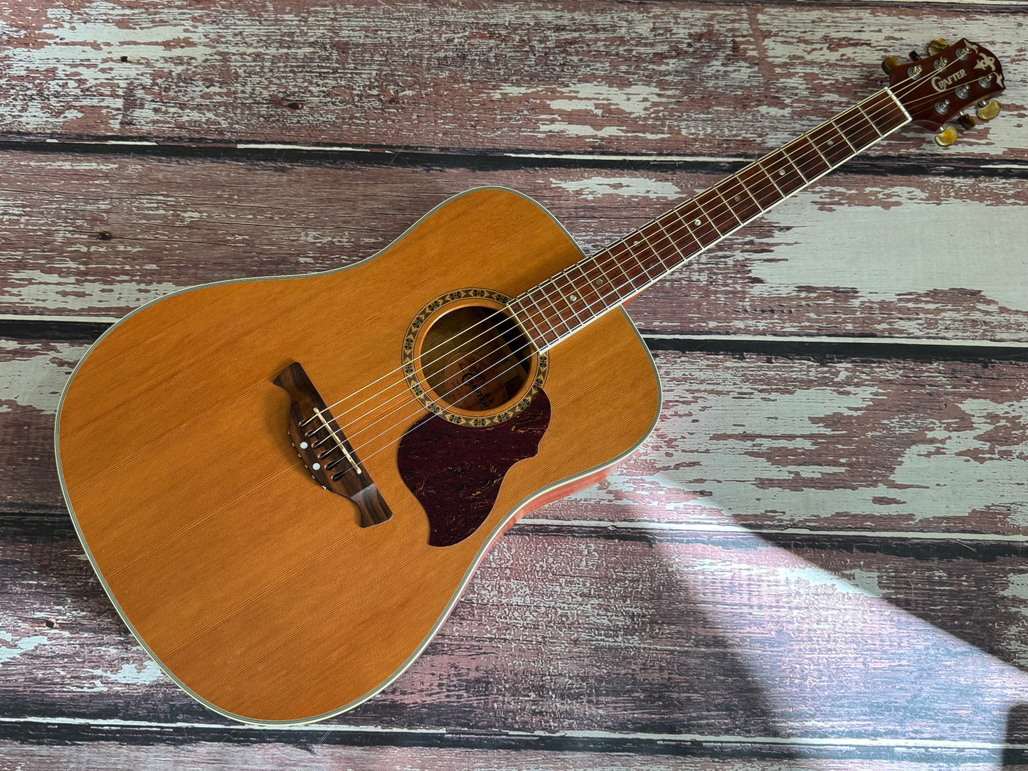 Crafter D7 solid top Dreadnought acoustic