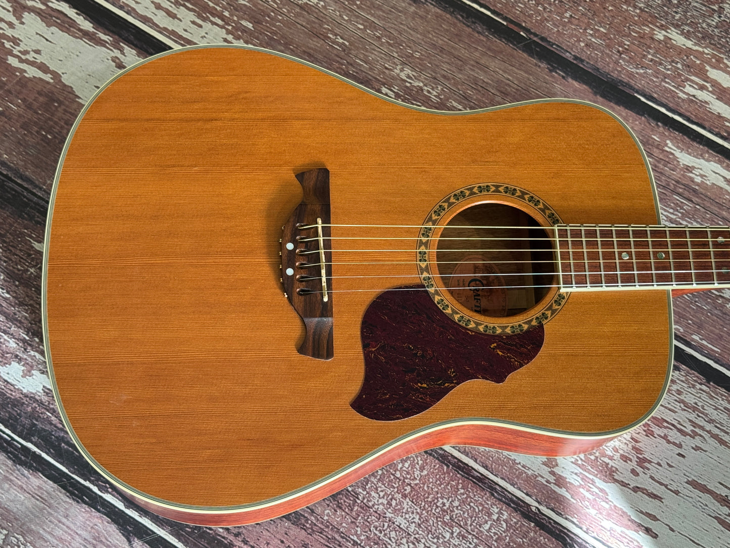 Crafter D7 solid top Dreadnought acoustic