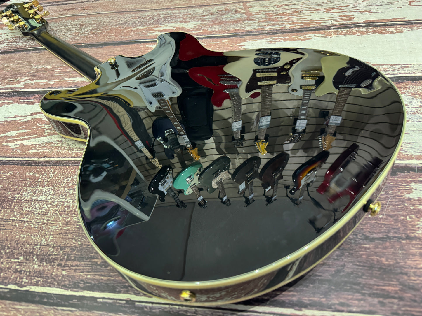 Ibanez AS-153 semi hollow Black with hard case.