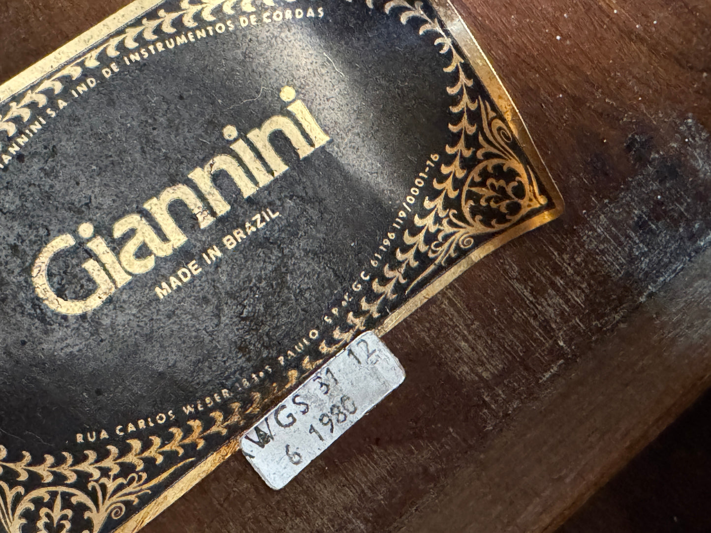 Giannini AWGS-31 12 String Brazilian made 1980 original