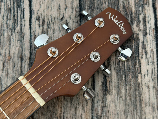 Walden F255CE - Folk Body Acoustic Cutaway-Electric - Satin Natural