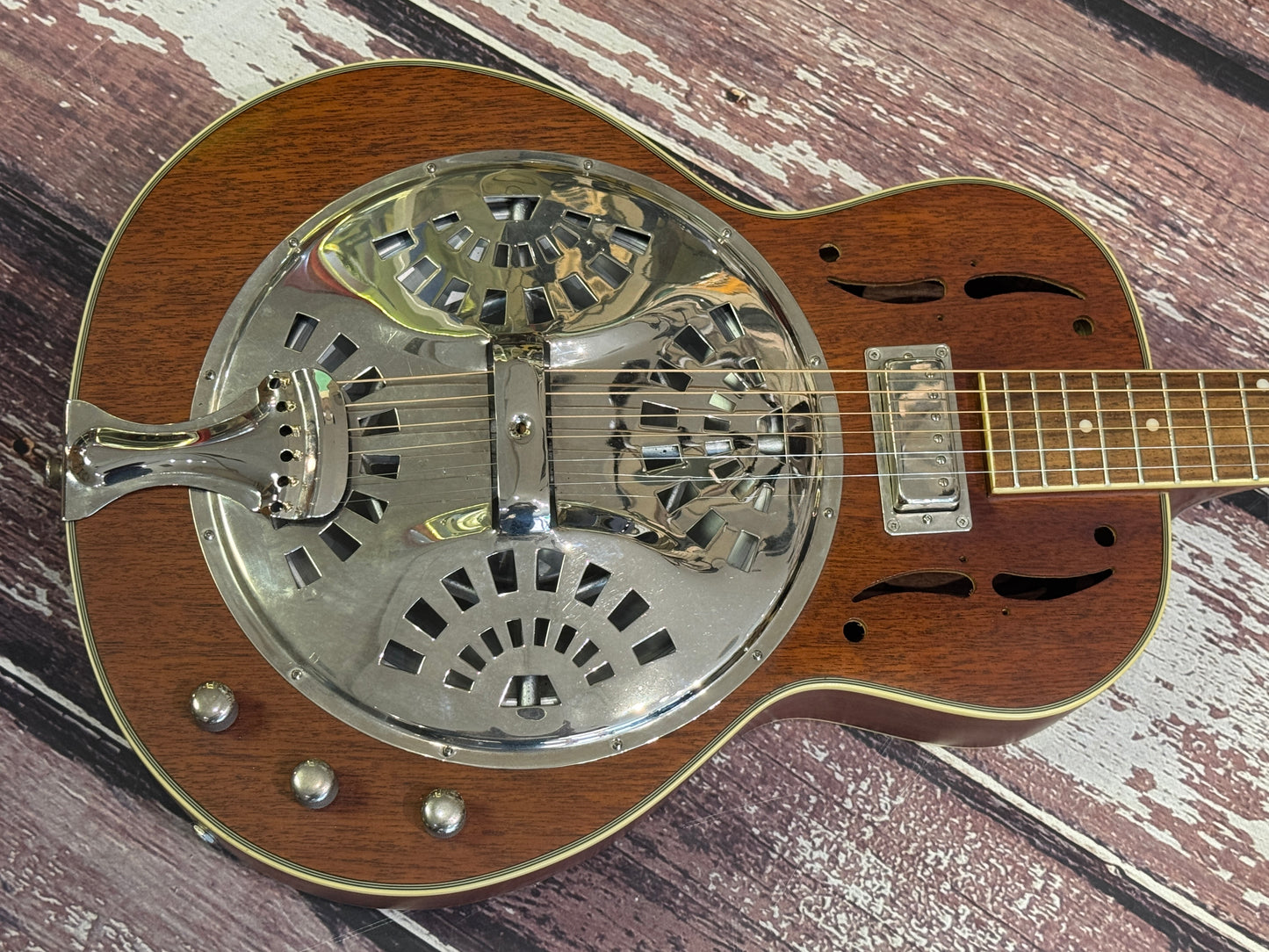 Hutchins Wooden Electro Resonator - Louisana