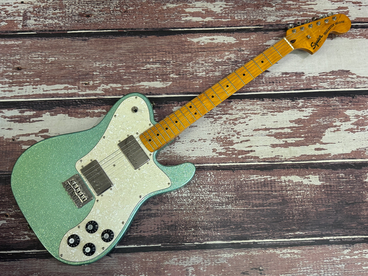 Squier Telecaster Deluxe Classic Vibe 70's FSR Seafoam Green Metallic