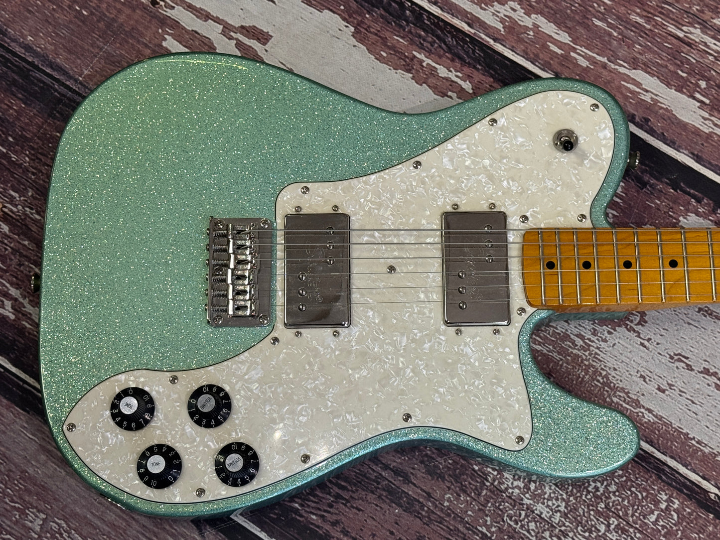 Squier Telecaster Deluxe Classic Vibe 70's FSR Seafoam Green Metallic