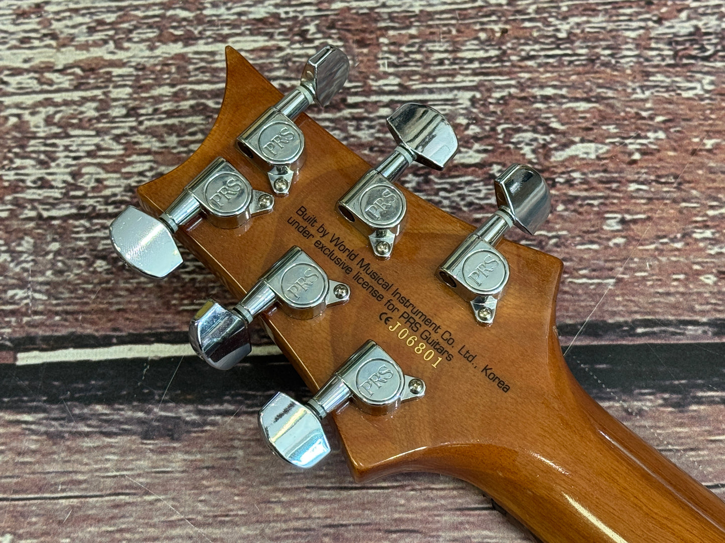 PRS SE semi hollow custom 22 - natural flame top