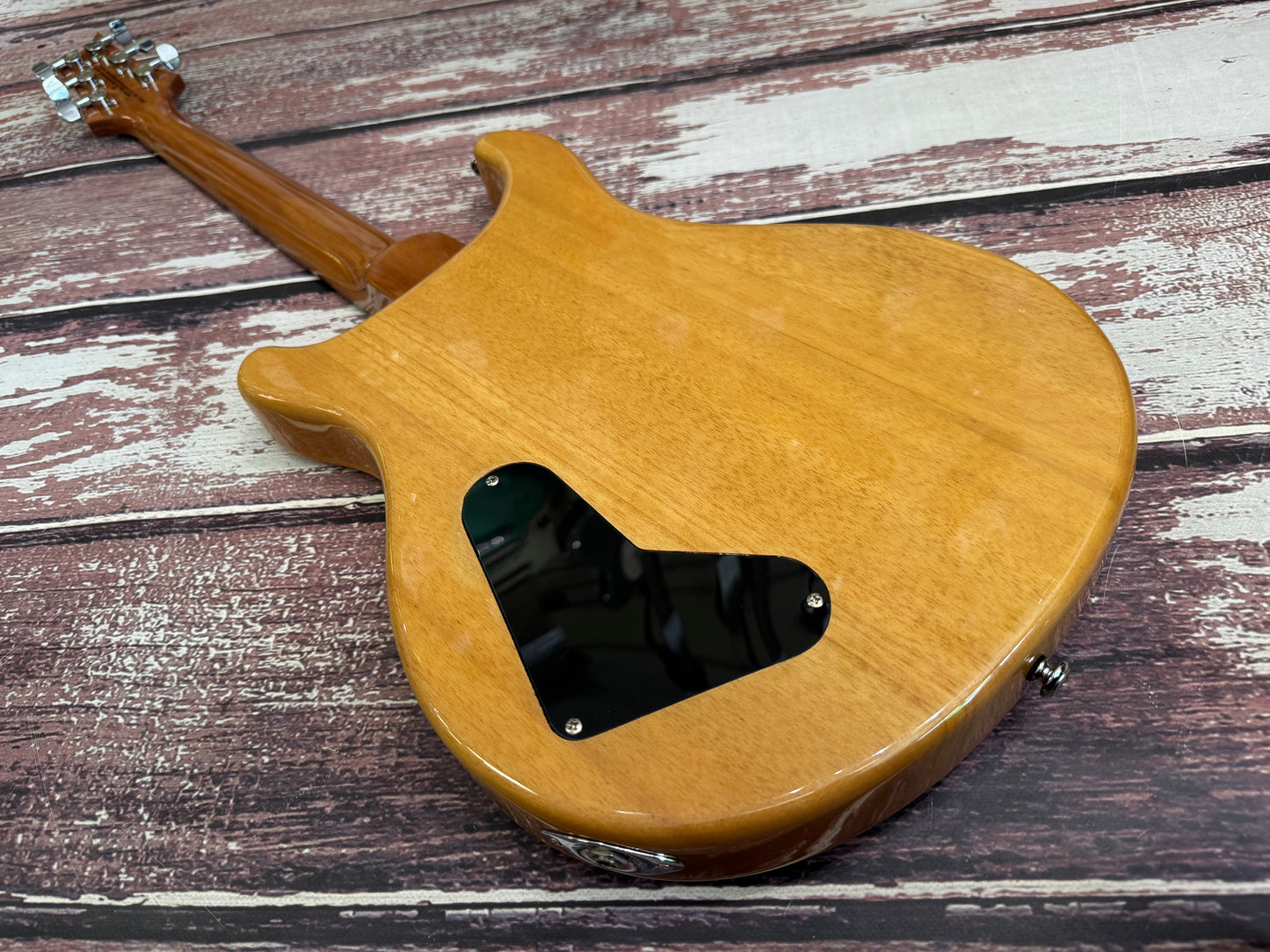 PRS SE semi hollow custom 22 - natural flame top