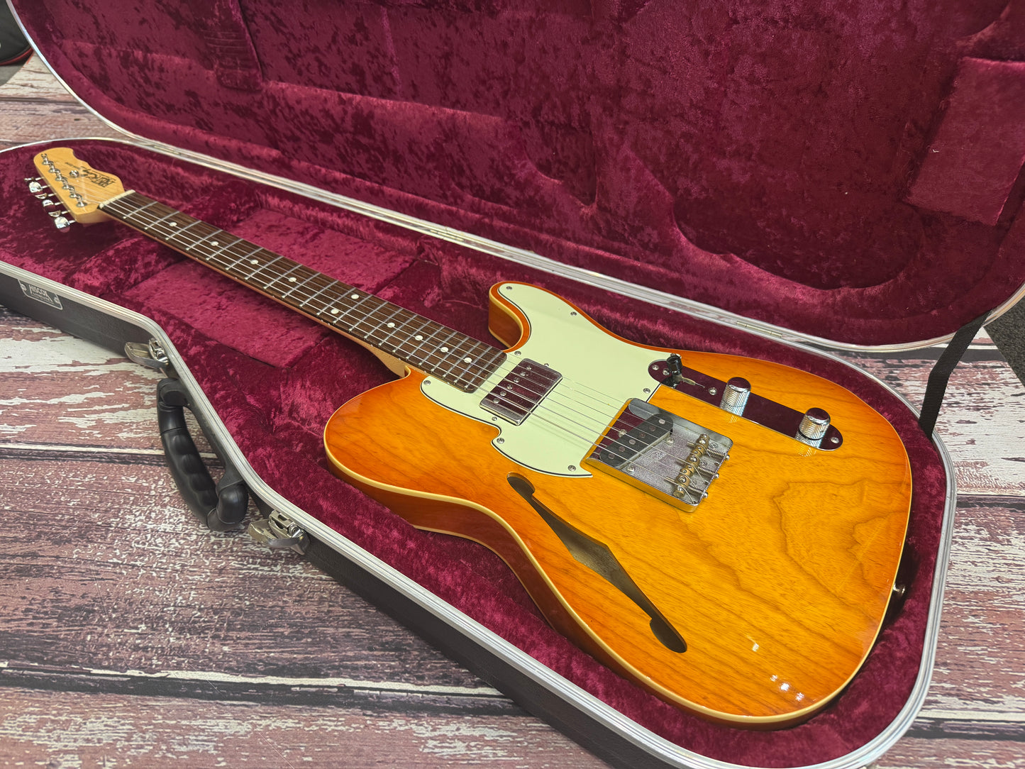 Fret King UK made Country Squier Semitone "Green label"